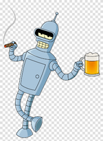 luiz-felipe-ribeiro-bender-futurama-alcohol-beverage-drink-glass-transparent-png-2870557.png