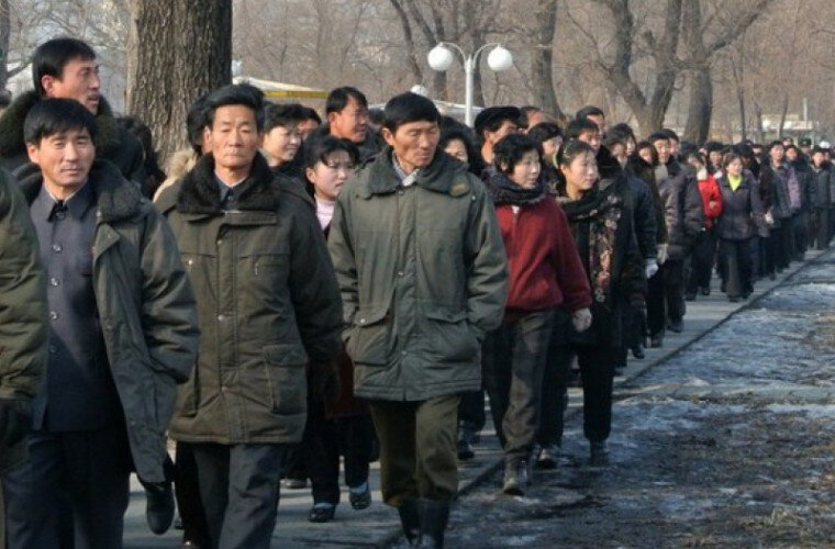 Жители Северной Кореи