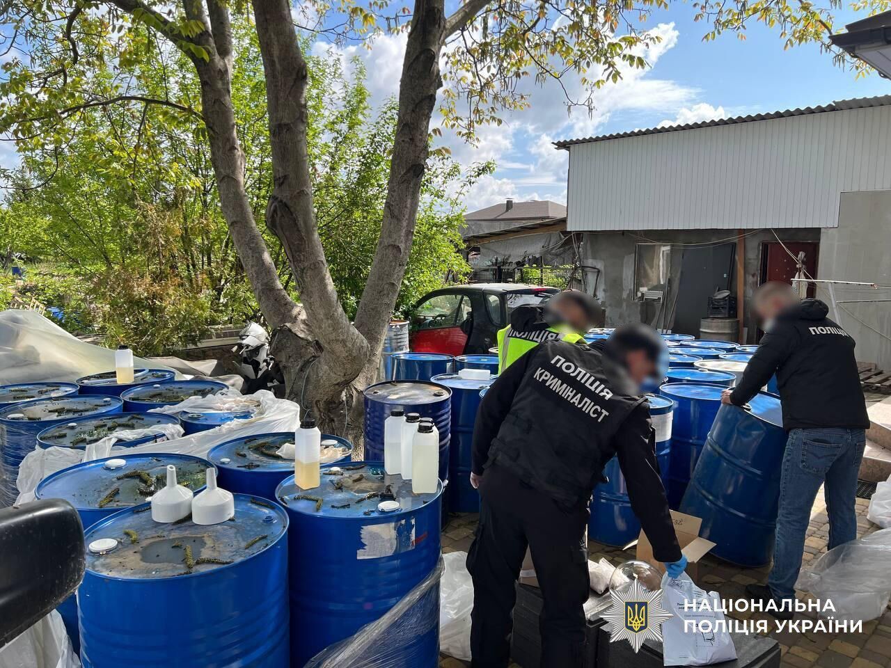 Провели более 200 обысков в 15 регионах: в Украине ликвидировали одну из крупнейших нарколабораторий. Фото и видео