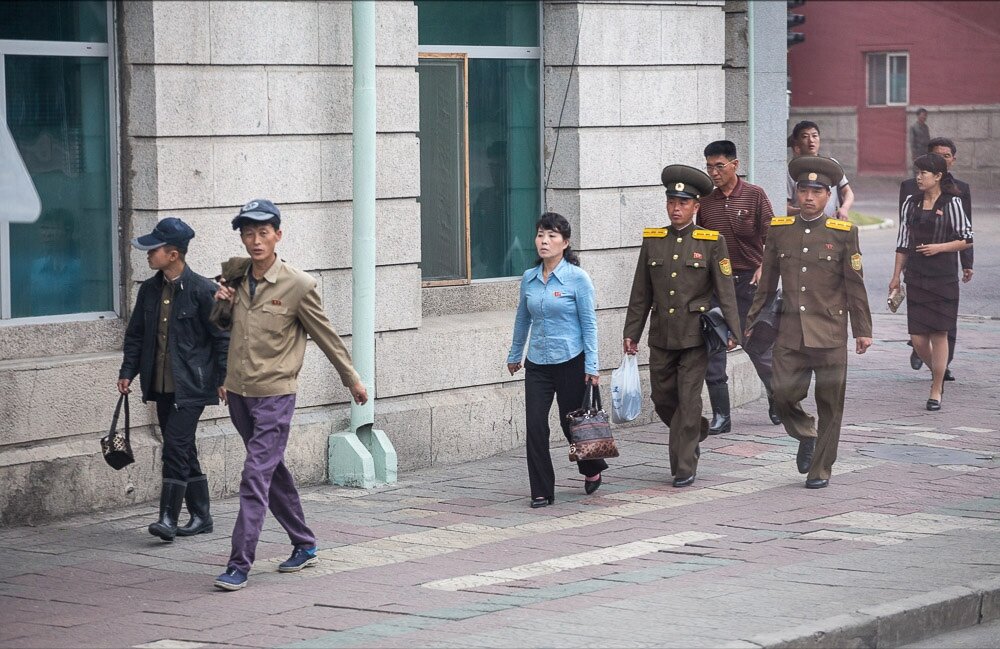 Жители Северной Кореи