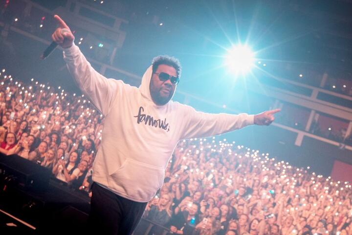 Fatman Scoop на одном из концертов. Фото: его аккаунт в Instagram
